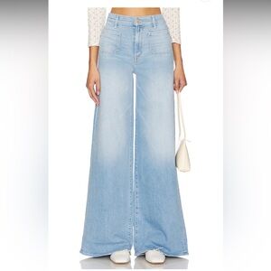Mother patch pocket undercover sneak jeans. Light wash size 30 NWT